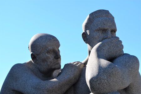 Vigeland park norway photo