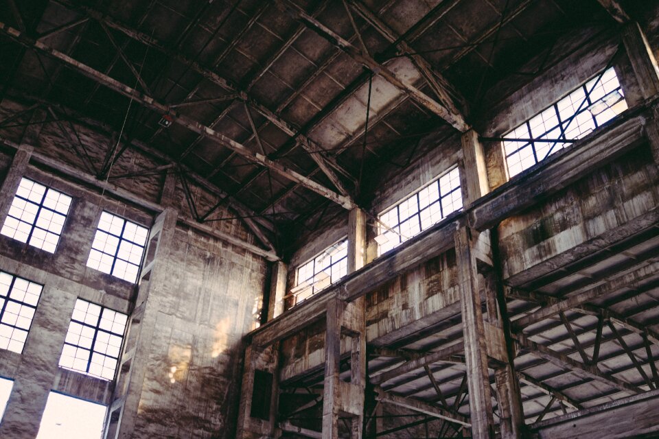 Industrial decadence old factory