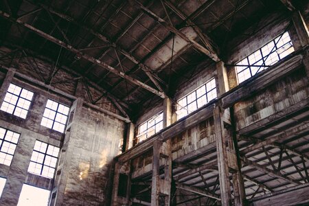 Industrial decadence old factory