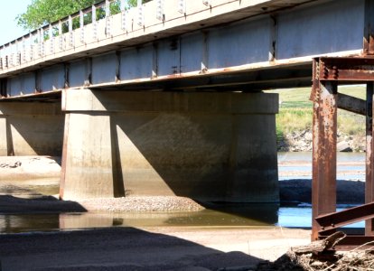 Roscoe, Nebraska bridge pier 2