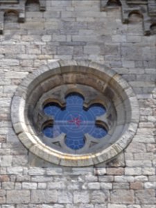 Rosettenfenster 2 in der Kirche in Reisdorf