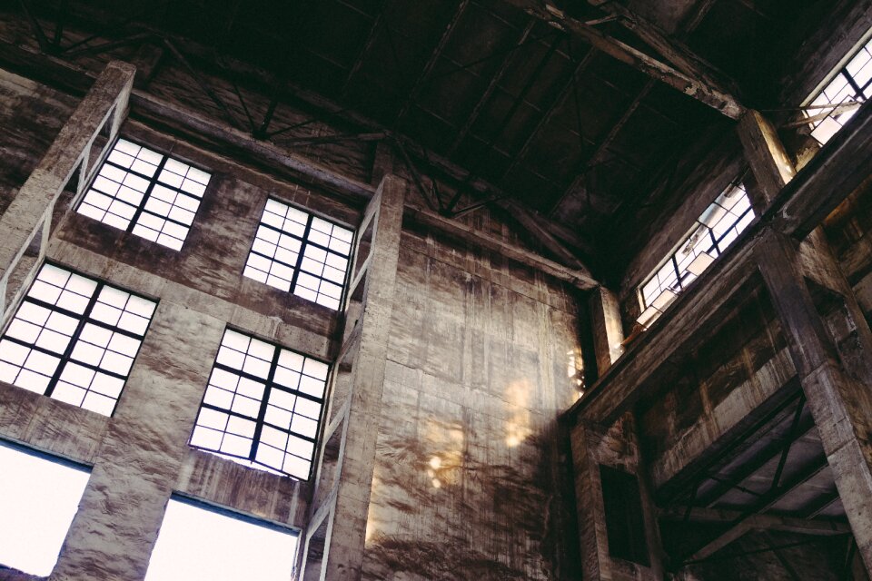 Industrial old factory decadence