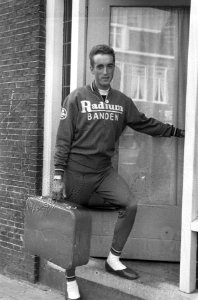 Ronde van Nederland 1960Finish tweede etappe Heerenveen Assen, Ab Geldermans do, Bestanddeelnr 911-2422