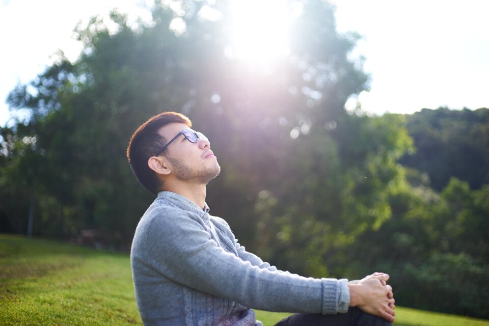 Guy portrait outdoor