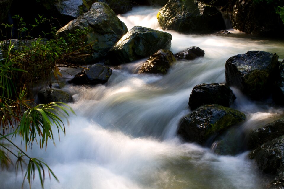 Water waterfall freshness