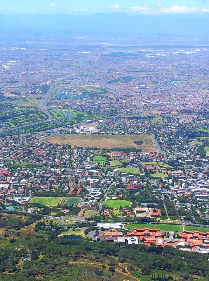 Rondebosch Common viewed from Devils Peak - CT