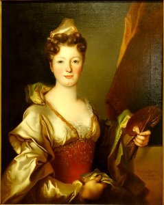 Rosalba Carriera by Rosalba Carriera Peale, 1819, oil on canvas - Currier Museum of Art - Manchester, NH - DSC07396