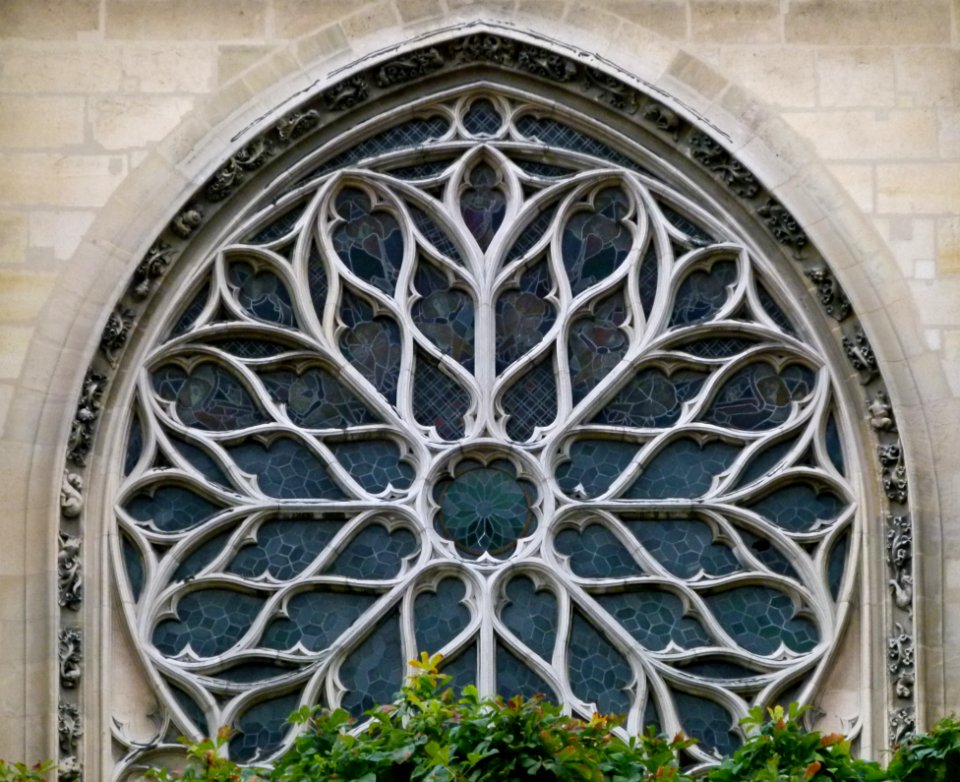 Rosace de l'église Saint-Germain l'Auxerrois