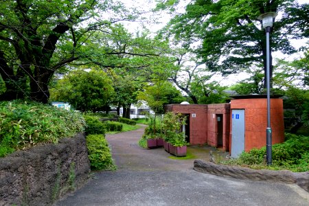 Restrooms - Omori Shell Mounds Garden - Omori, Tokyo, Japan - DSC05700