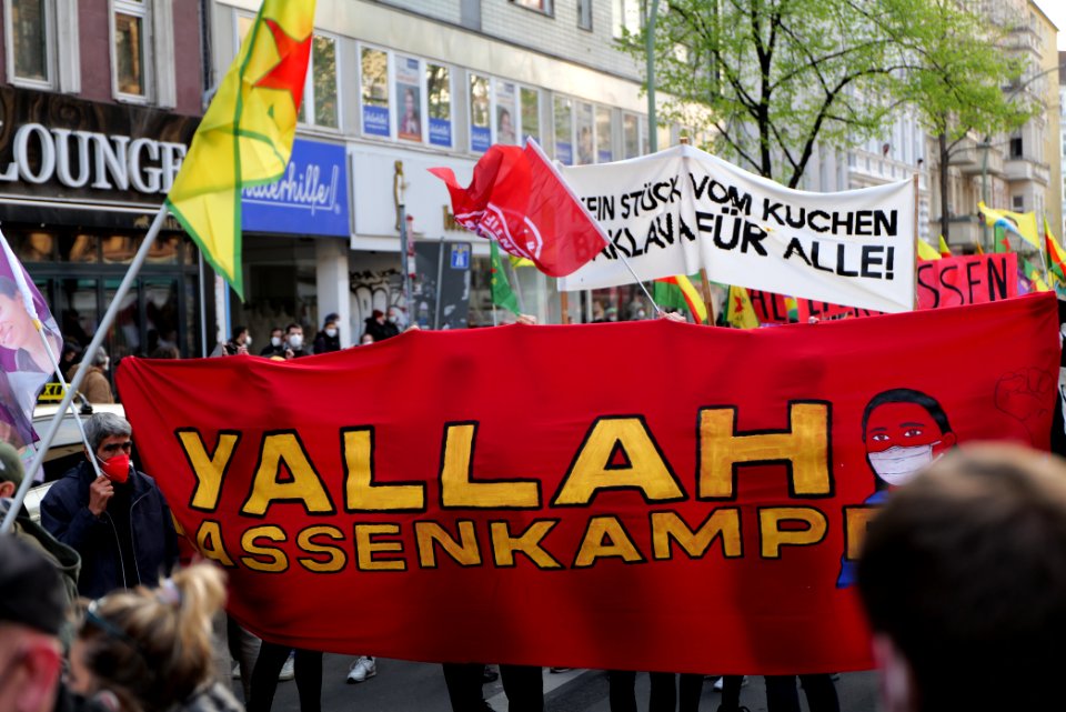 Revolutionary 1st may demonstration Berlin 2021 33