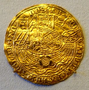 Rose Noble, Edward IV, from 1464 - Bode-Museum - DSC02744