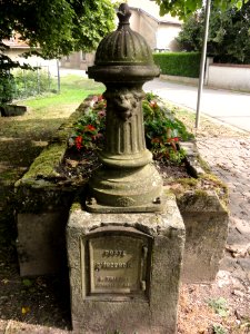 Ronvaux (Meuse) fontaine, détail