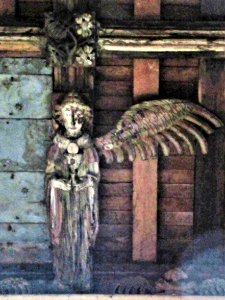 Roof angel, St Andrew, Kimbolton