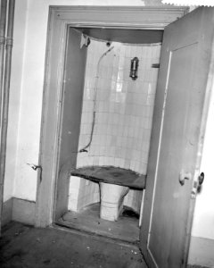Restauratie Koninklijk Paleis te Amsterdam, toilet in het Paleis, Bestanddeelnr 911-1506