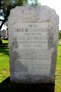 Revolutionary War Memorial - Haverhill, Massachusetts - DSC06317