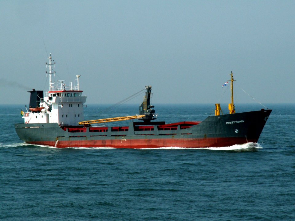 Rosethorn approaching Port of Rotterdam