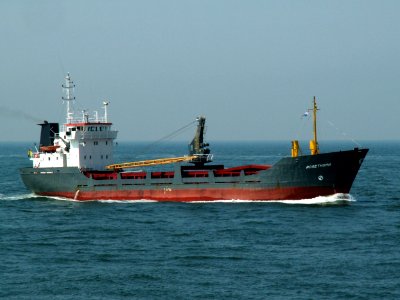 Rosethorn approaching Port of Rotterdam