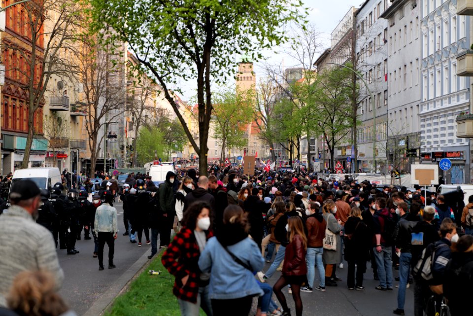 Revolutionary 1st may demonstration Berlin 2021 78