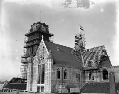 Restauratie St. Laurenskerk Rotterdam, daktoren onder de kap, Bestanddeelnr 907-4300