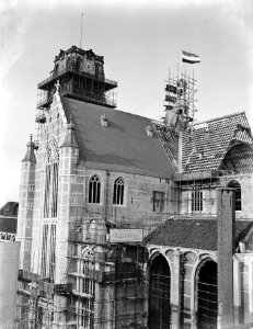 Restauratie St. Laurenskerk Rotterdam, daktoren onder de kap, Bestanddeelnr 907-4297