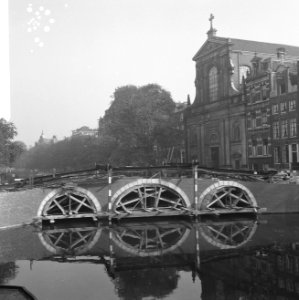 Restauratie van de brug aan de Reguliersgracht te Amsterdam, Bestanddeelnr 918-2841