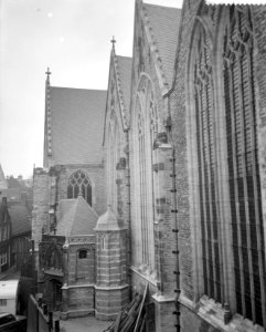 Restauratie Oude Kerk te Amsterdam, overzicht van de reeds gerestaureerde kapel , Bestanddeelnr 911-1135
