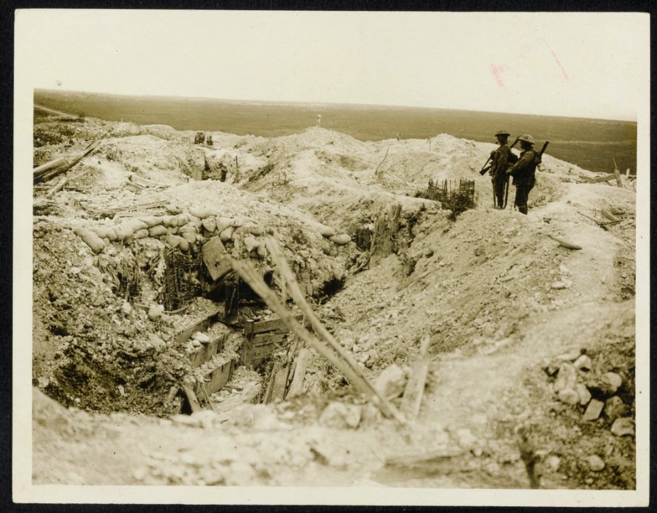 Result of our heavy bombardment near Orvillers, Bestanddeelnr 158-0909