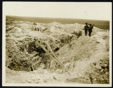 Result of our heavy bombardment near Orvillers, Bestanddeelnr 158-0909