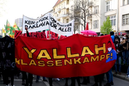 Revolutionary 1st may demonstration Berlin 2021 22