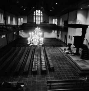 Restauratie Grote Kerk in Hilversum na brand in 1971 voltooid interieur, Bestanddeelnr 929-4613