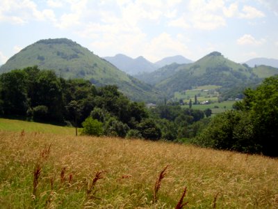 Restoue (Laguinge-Restoue, Pyr-Atl, Fr) paysage