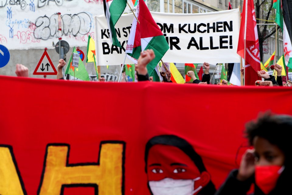Revolutionary 1st may demonstration Berlin 2021 38