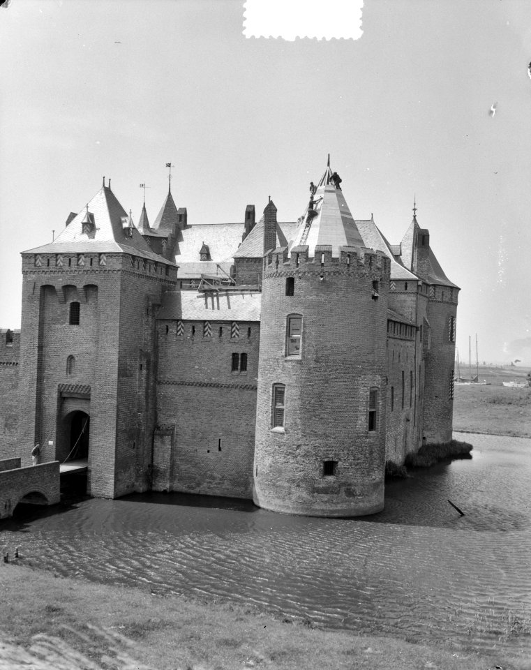 Restauratie Oostertoren van het Muiderslot, Bestanddeelnr 905-7708
