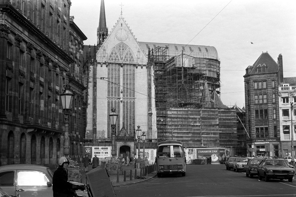 Restauratie Nieuwe Kerk te Amsterdam, exterieur, Bestanddeelnr 925-3407