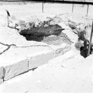 Resten van de oude stad Avdat, vermoedelijk een waterwerk, Bestanddeelnr 255-3317