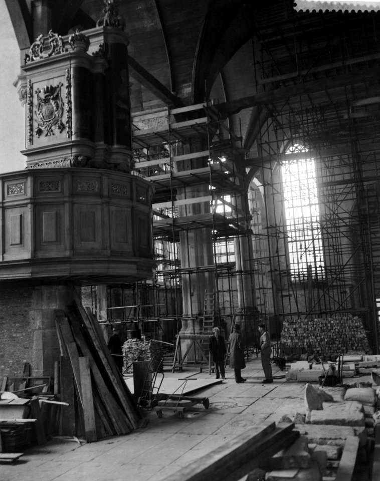 Restauratie Oude Kerk te Amsterdam, overzicht van de restauratiewerkzaamheden in, Bestanddeelnr 911-1136
