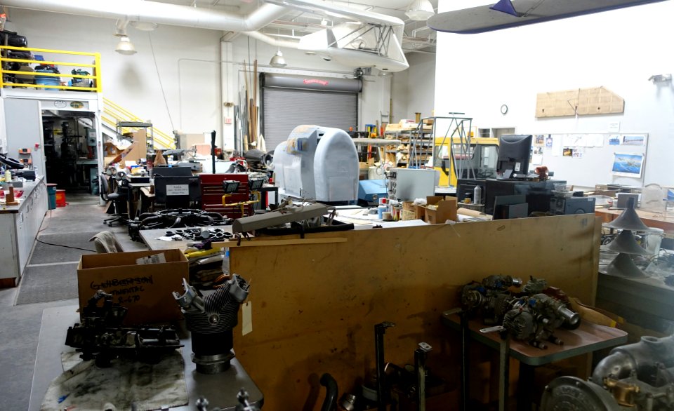 Restoration Shop - Hiller Aviation Museum - San Carlos, California - DSC03299