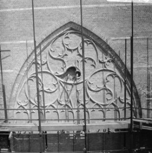 Restauratie St. Laurenskerk te Rotterdam, fraai ornament, Bestanddeelnr 919-1167
