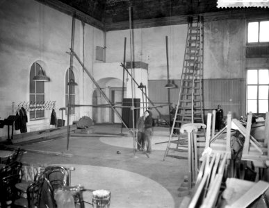 Restauratie Koninklijk Paleis te Amsterdam, krijgsraadzaal zal verbouwd worden t, Bestanddeelnr 911-1513