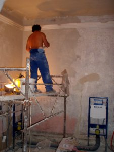 Restoration of Pišece Castle in 2007 03