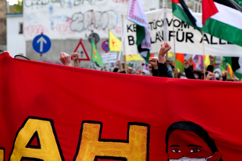 Revolutionary 1st may demonstration Berlin 2021 42