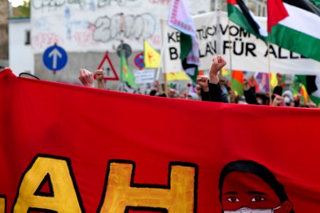 Revolutionary 1st may demonstration Berlin 2021 42