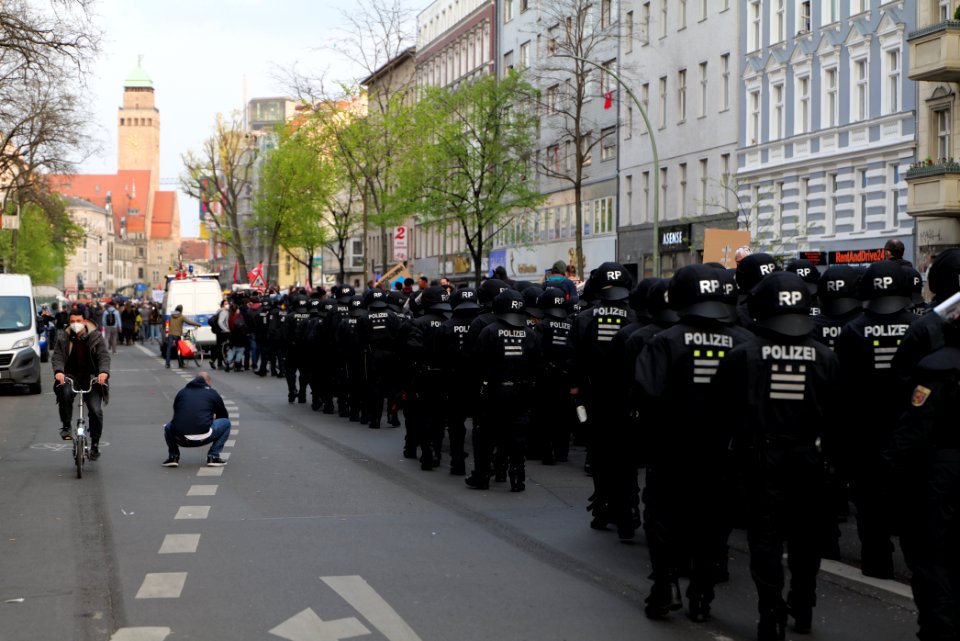 Revolutionary 1st may demonstration Berlin 2021 81