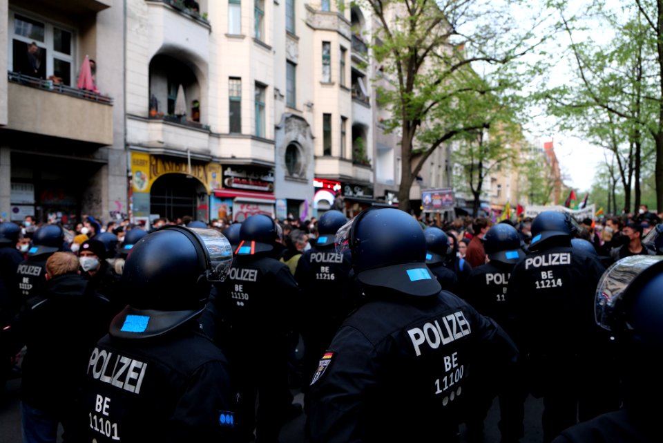 Revolutionary 1st may demonstration Berlin 2021 89