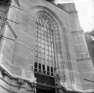 Restauratie St. Laurenskerk , Rotterdam, ingangspartij, Bestanddeelnr 918-9233