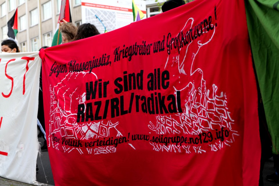 Revolutionary 1st may demonstration Berlin 2021 54