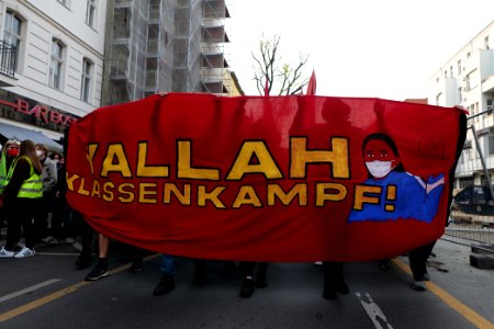 Revolutionary 1st may demonstration Berlin 2021 49