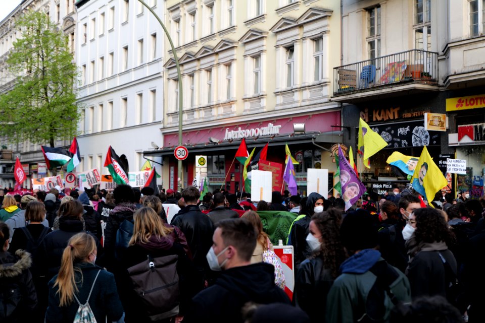 Revolutionary 1st may demonstration Berlin 2021 57