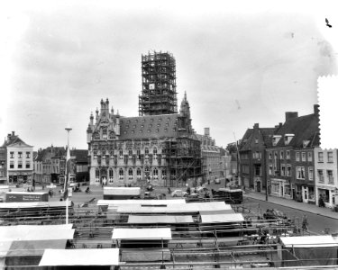 Restauratie stadhuis Middelburg, exterieur, Bestanddeelnr 906-5280