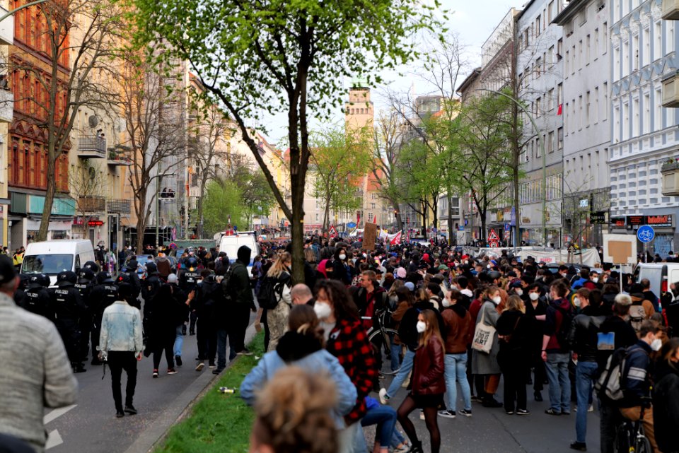 Revolutionary 1st may demonstration Berlin 2021 77